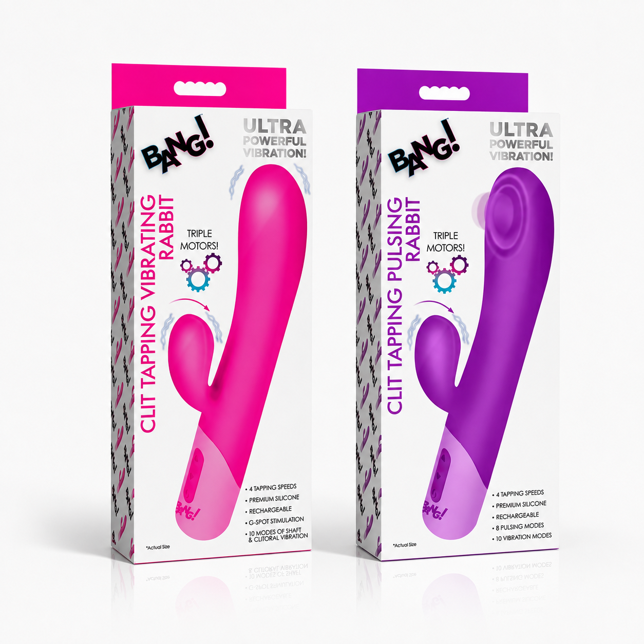 XR Clit Tapping Pulsing Rabbit Vibrator