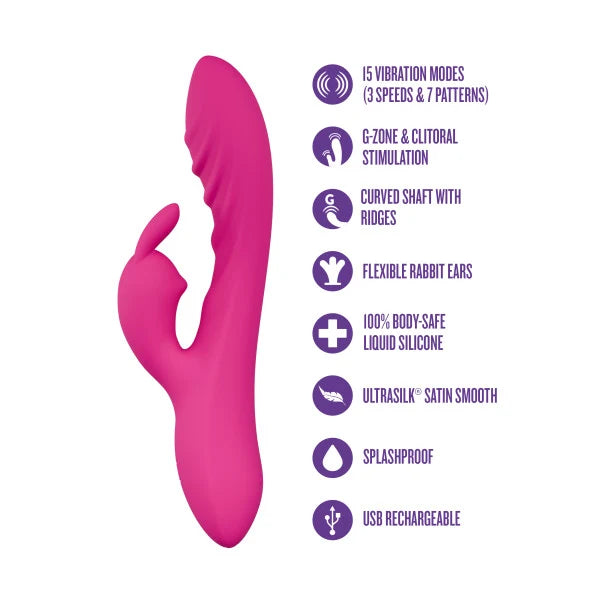 Blush Sexy Things Wild Lust Rabbit Vibrator