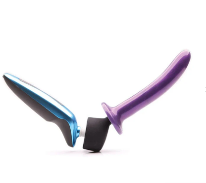Convertible attachment shown with stem dimensions and ergonomic design