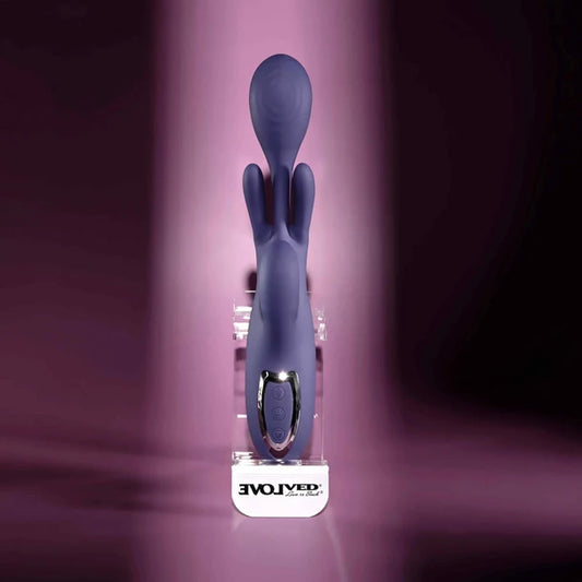Evolved Bow Down Come-Hither Dual-Stimulation Vibrator