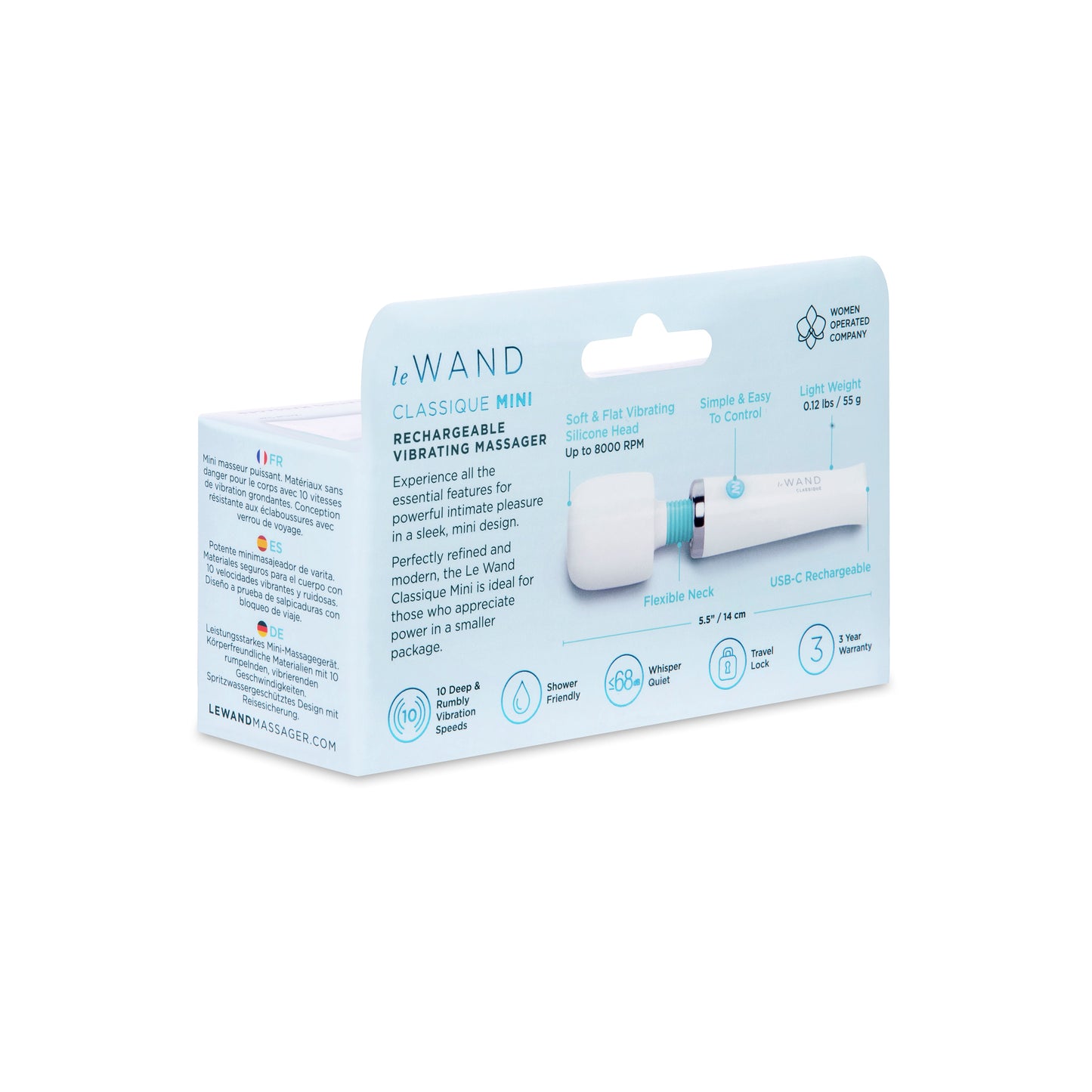 Le Wand Classique Micro Rechargeable Wand Massager