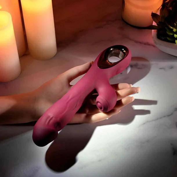 Evolved Bursting with Pleasure Inflatable Dual-Stimulation Vibrator
