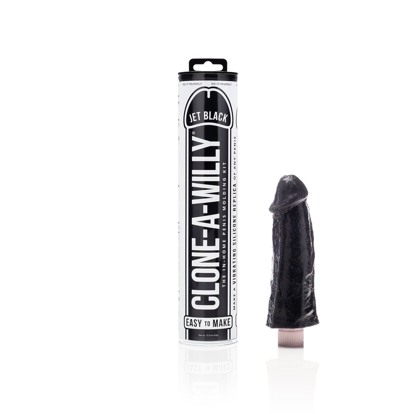 Empire Labs Clone-A-Willy Jet Black Kit with molding materials and vibrator