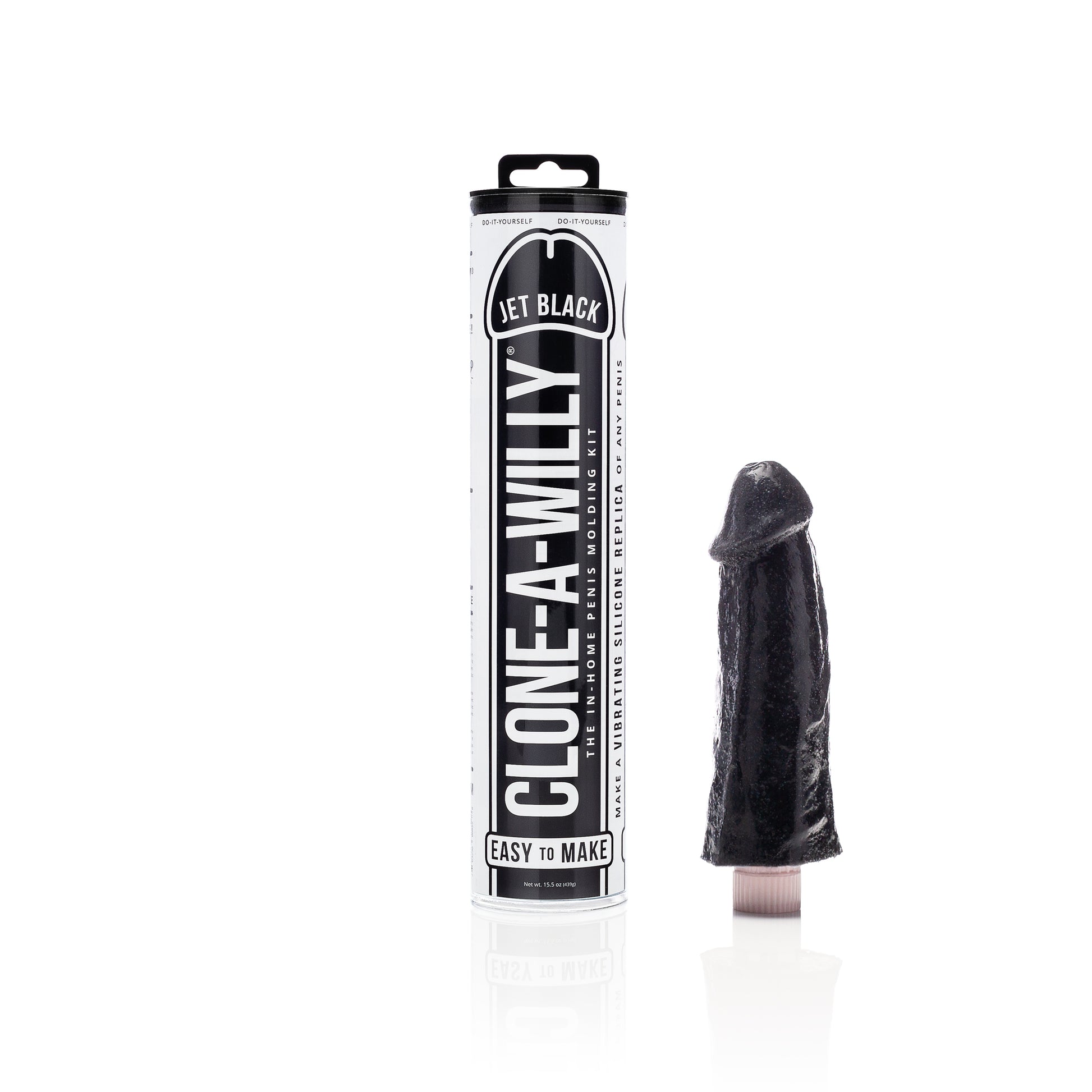 Empire Labs Clone-A-Willy Jet Black Kit with molding materials and vibrator