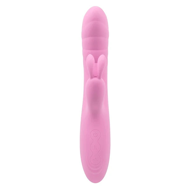 Playboy Rub Me Right Thrusting Rabbit Vibrator