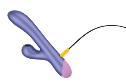Waterproof rechargeable suction vibrator with dual control – Romp Pulse