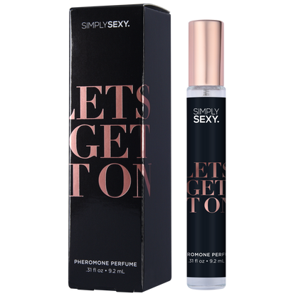 SIMPLY SEXY PHEROMONE PERFUME SPRAY - LET'S GET IT ON - 0.31 floz | 9.2mL
