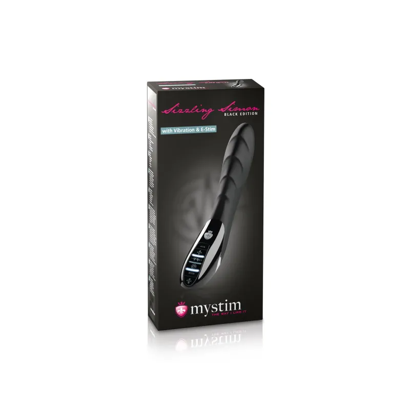 Mystim Sizzling Simon – e-Stim Vibrator with Vibration, Medical-Grade Silicone, and Pelvic Floor Training

