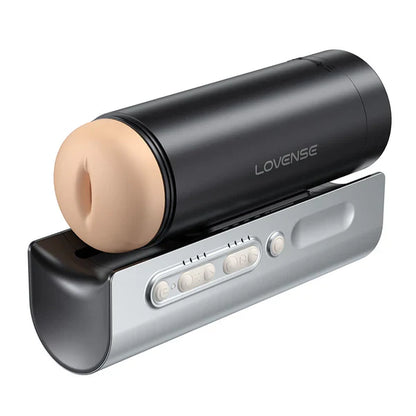 Lovense Solace Pro app-controlled automatic thrusting stroker with adjustable mount and textured sleeve
