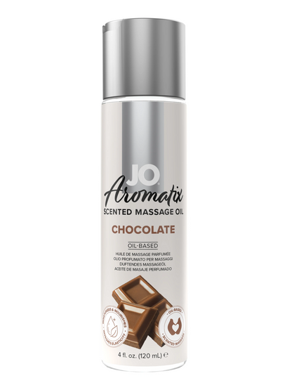 System JO Aromatix Chocolate Scented Massage Oil - 4 oz