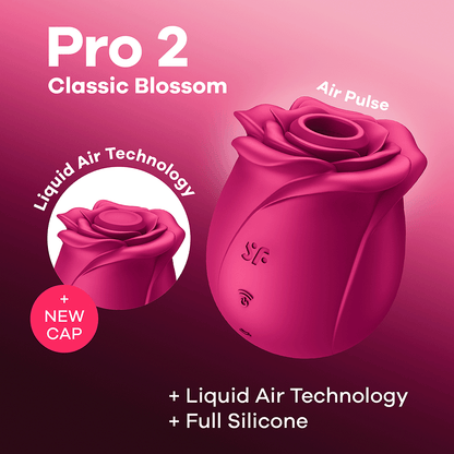 Romantic air pulse clitoral stimulator – beginner-friendly and giftable