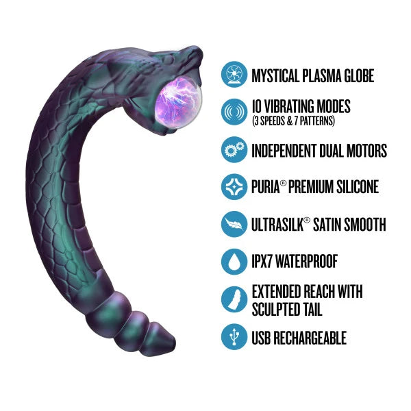 Temptasia Rattle Snake Dual-Motor Pulse Vibrator