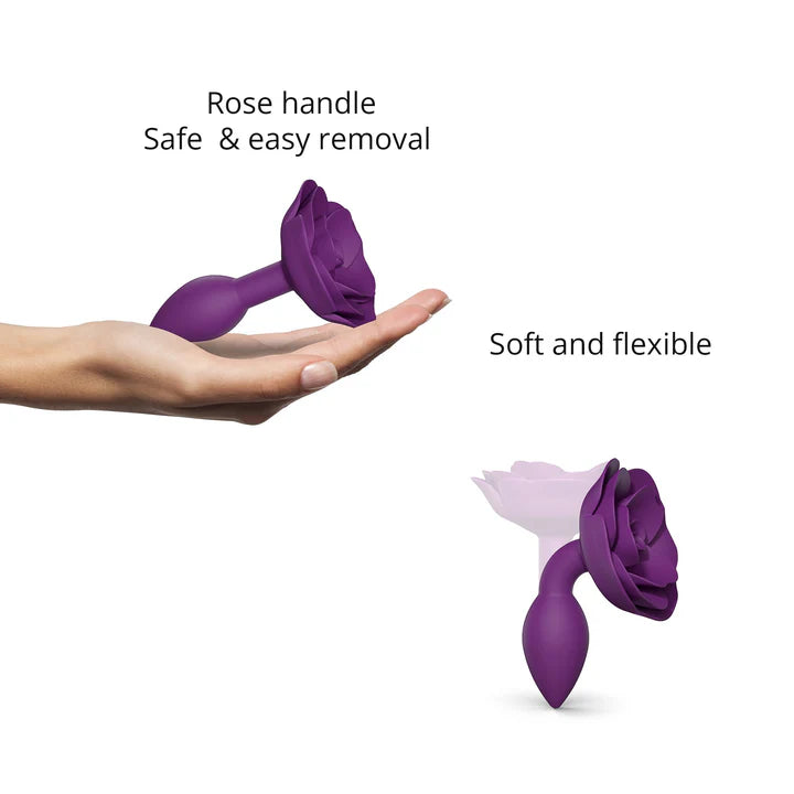 Love to Love Open Roses Silicone Butt Plug