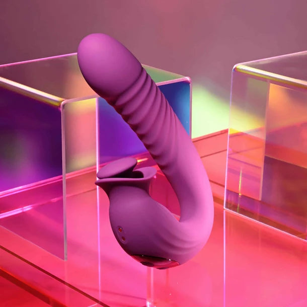 Evolved Deep Ecstasy Thrusting & Rotating Clitoral Vibrator