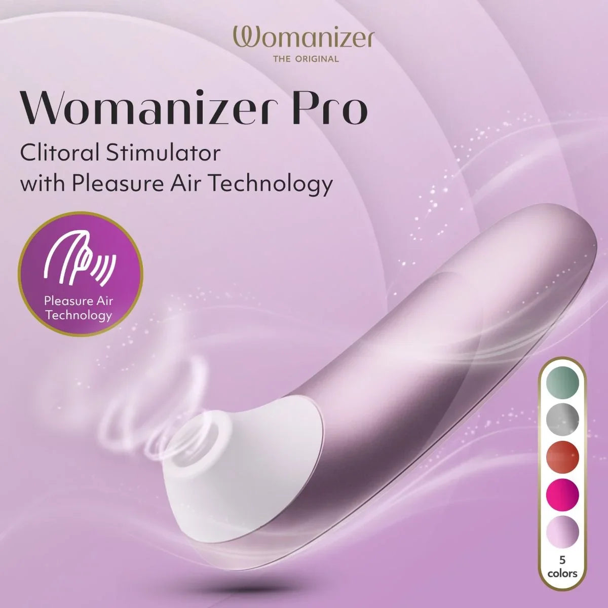 Womanizer Pro Pleasure Air Clitoral Stimulator