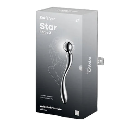 Satisfyer Star Force 2 stainless steel G-spot wand with sphere-shaped shaf