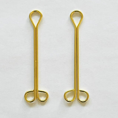 Minimalist Gold Nipple Clamps - Elegant Stainless Steel Pressure