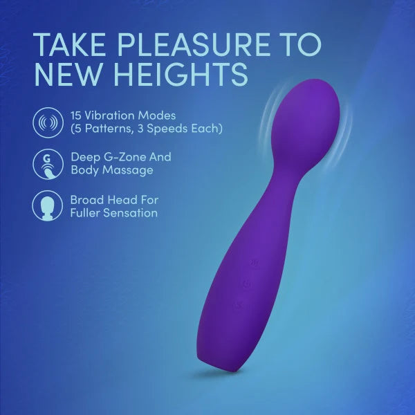 Blush Sexy Things Velvet High Wand Massager