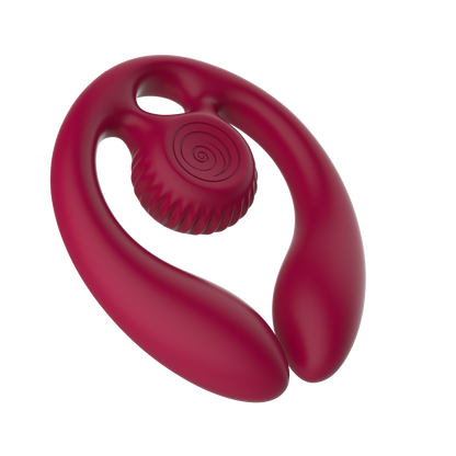 SVibe Snail GIZI Duo Couples Stimulator - Burgundy