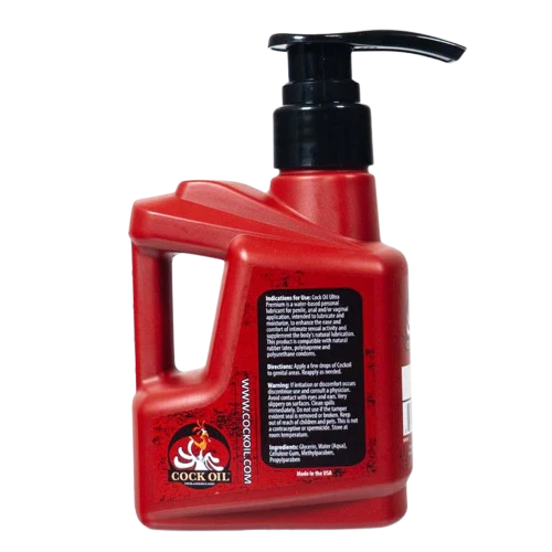 Cock Oil water-based lubricant 10 oz pump bottle for everyday use