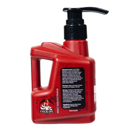 Cock Oil water-based lubricant 10 oz pump bottle for everyday use
