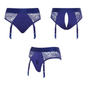 Strap On Me Harness Lingerie Night Blue Diva - XLarge