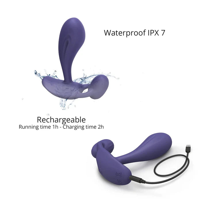 Love To Love Witty P/G-Spot Vibrator – Dual stimulation toy with remote control