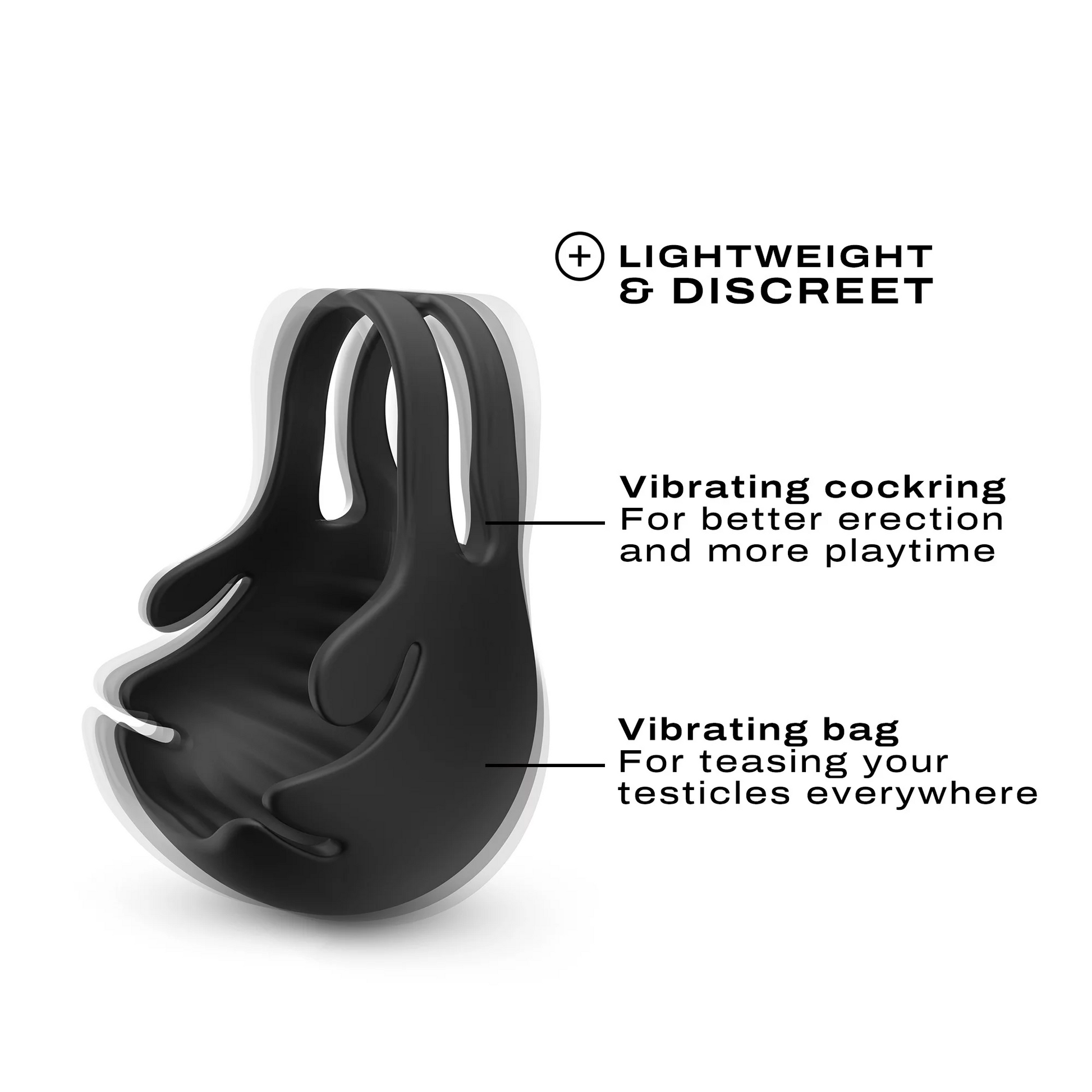 Waterproof vibrating ring for erection support and couple stimulation