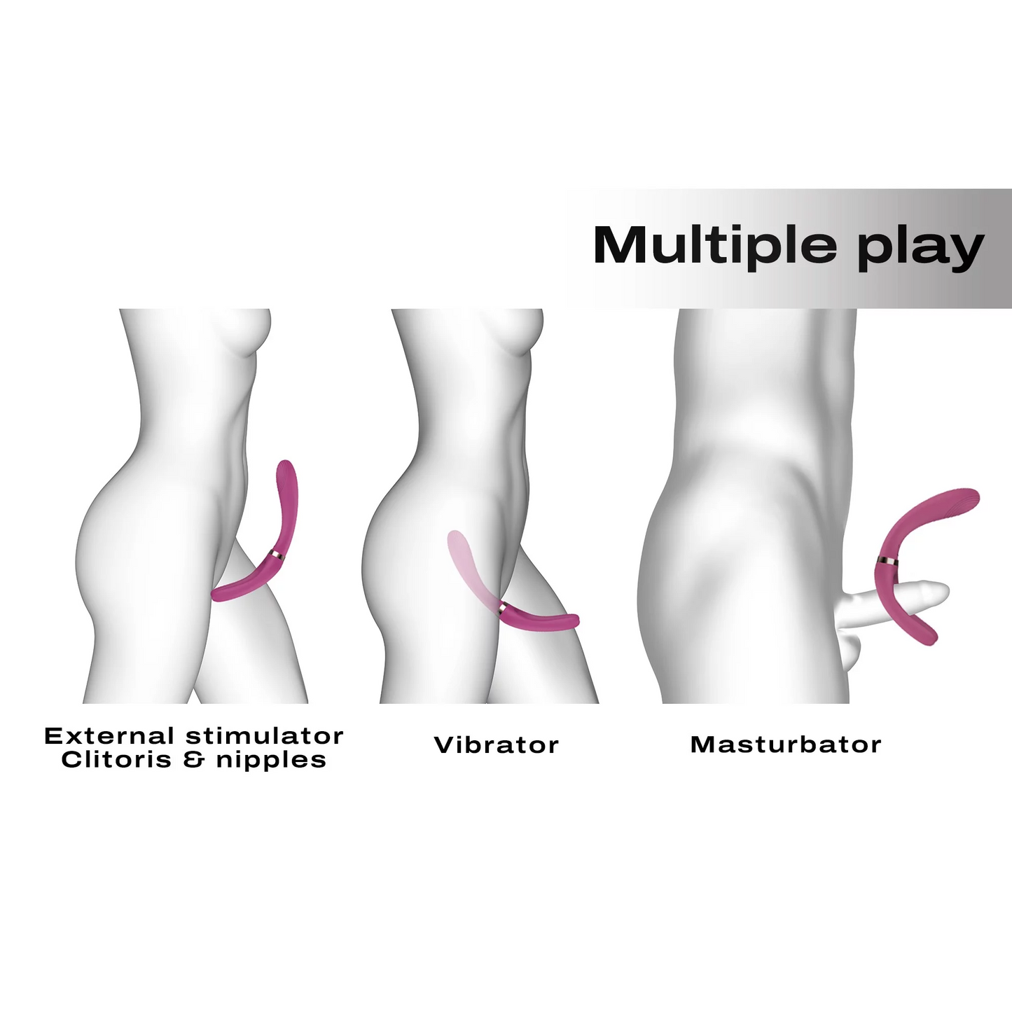 Dorcel Infinite Joy Flexible Vibrator with 360° bendable arms