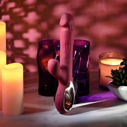 Evolved Bursting with Pleasure Inflatable Dual-Stimulation Vibrator