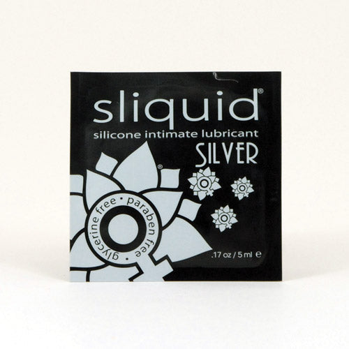 Sliquid Silver Silicone Based Lubricant – 5ml