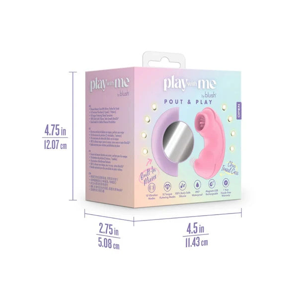 Play With Me Pout & Play Dual-Ended Vibrator