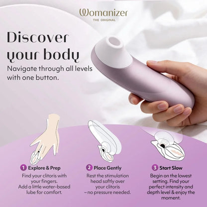 Womanizer Pro Pleasure Air Clitoral Stimulator