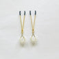 Gold nipple clamps with clear beaded loop in crystal bloom design – PurpleNight.ca