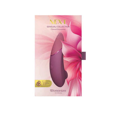 Womanizer Next air pressure stimulator with premium packaging and elegant design