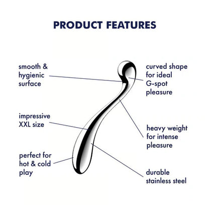 Satisfyer Star Force 4 XXL stainless steel spherical G-spot dildo