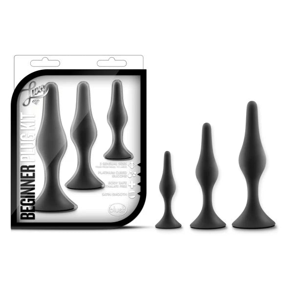 Luxe Beginner Plug Kit Silicone Set – 3 Sizes