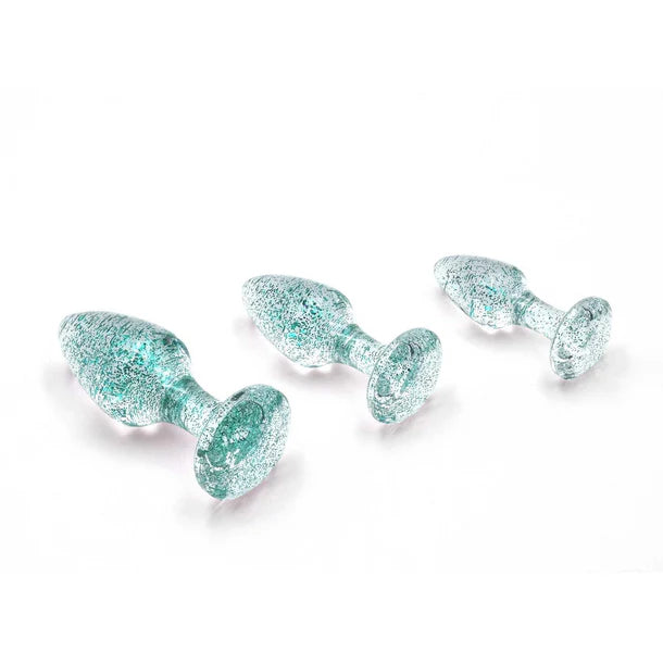 Adam & Eve Glitter Gem Butt Plug Set