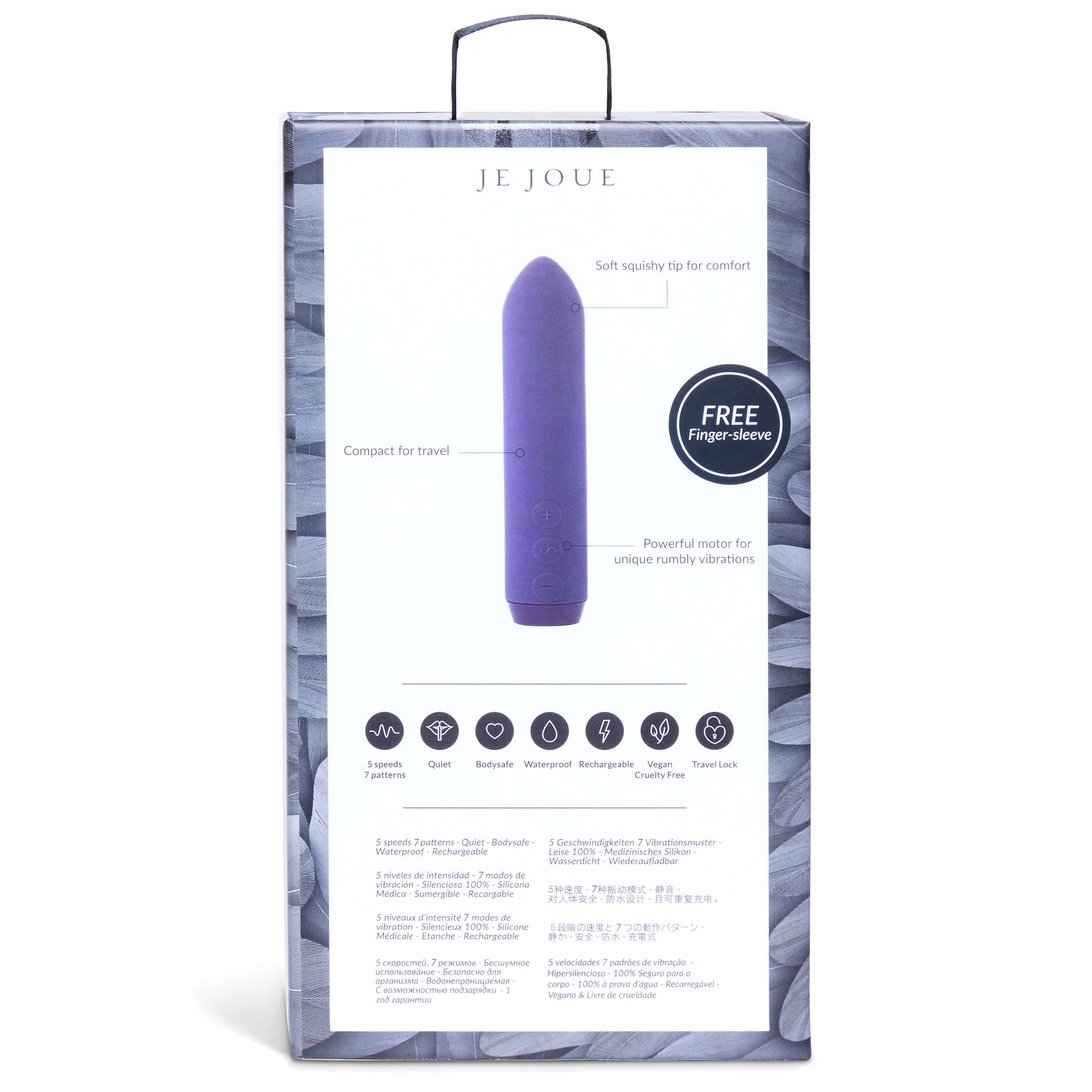 Je Joue Classic Bullet Vibrator in Purple 
