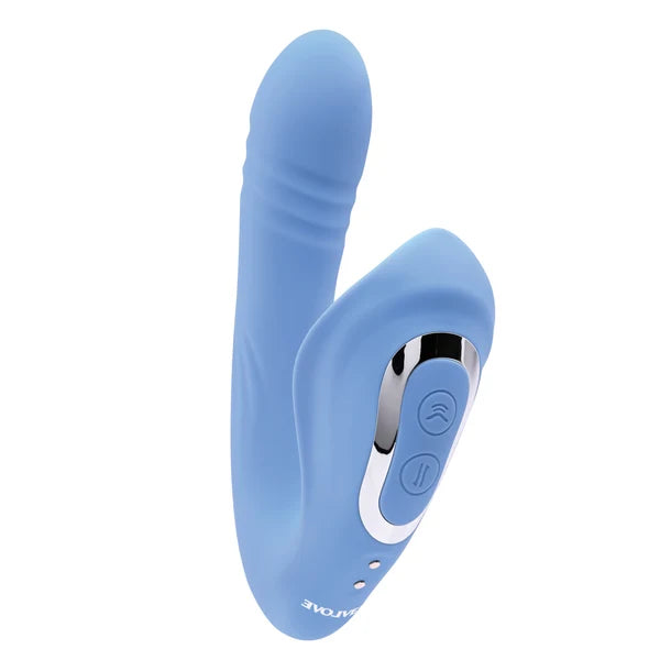 Evolved Tap & Thrust Dual-Motor Thrusting Vibrator
