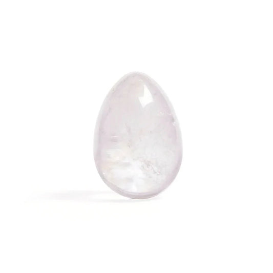 Chakrubs Clear Quartz Yoni Egg – Medium (Drilled & Non-Drilled)