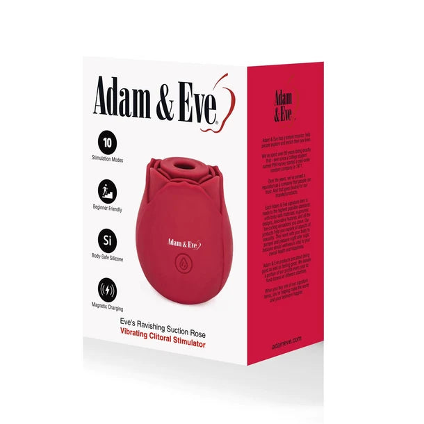 Adam & Eve Eve's Ravishing Suction Rose Clitoral Stimulator