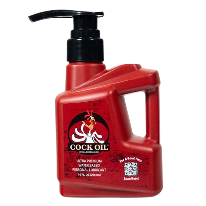 Cock Oil water-based lubricant 10 oz pump bottle for everyday use