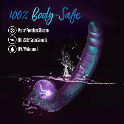Blush Temptasia Rattle Snake Dual-Motor Pulse Vibrator