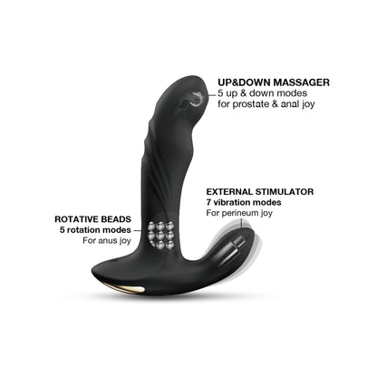 Dorcel Multi P-Joy – triple motor prostate massager with wireless remote