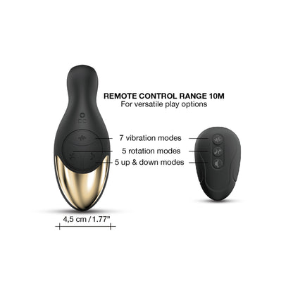 Dorcel Multi P-Joy Prostate Massager – Triple-Motor Remote-Controlled P-Spot Stimulator