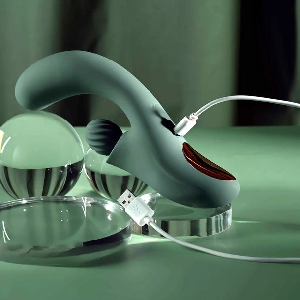 Evolved Spiral Charm Dual-Stimulation Clitoral Vibrator