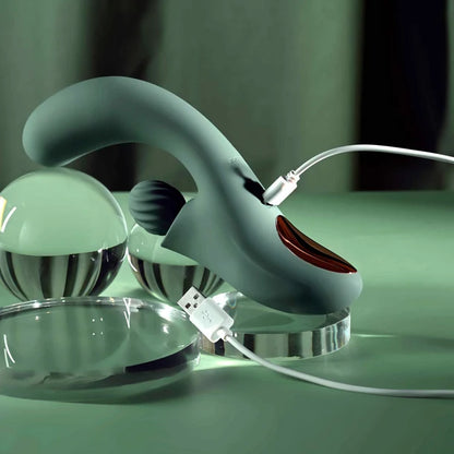 Evolved Spiral Charm Dual-Stimulation Clitoral Vibrator