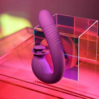 Evolved Deep Ecstasy Thrusting & Rotating Clitoral Vibrator