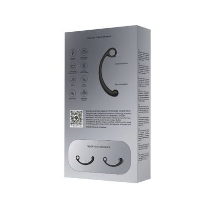 SVibe Snail AXI Spot Wand Point Stimulator - Granite Noir